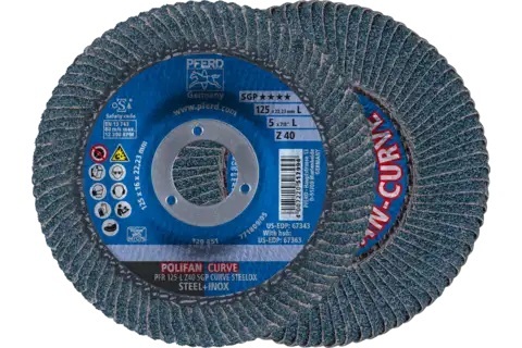 CO SGP CURVE STEELOX Flap Discs